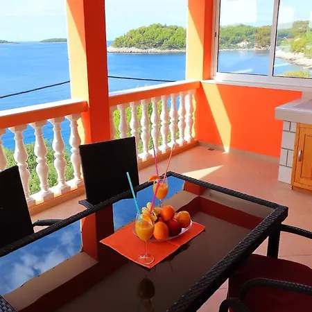 Semesterbostad Adriatic View-two Bedroom With Terrace And Sea View