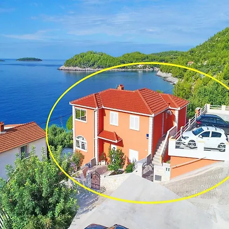 Adriatic View-two Bedroom With Terrace And Sea View בית נופש Blato (Korcula)